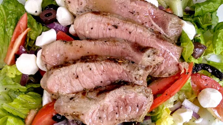 Indulge in a taste of Italy with this Steak Caprese Salad.🥩🥗 Bursting with fresh mozzarella, ripe tomatoes, and tangy balsamic, this dish will transport your taste buds to the streets of Rome. #SteakCapreseSalad #SaladLoversUnite #FoodieFinds #GourmetGrub #Foodie #ItalianDelight #SteakCapreseSalad #SteakLovers #HealthyEats #FoodieFavs #SummerSaladSensation