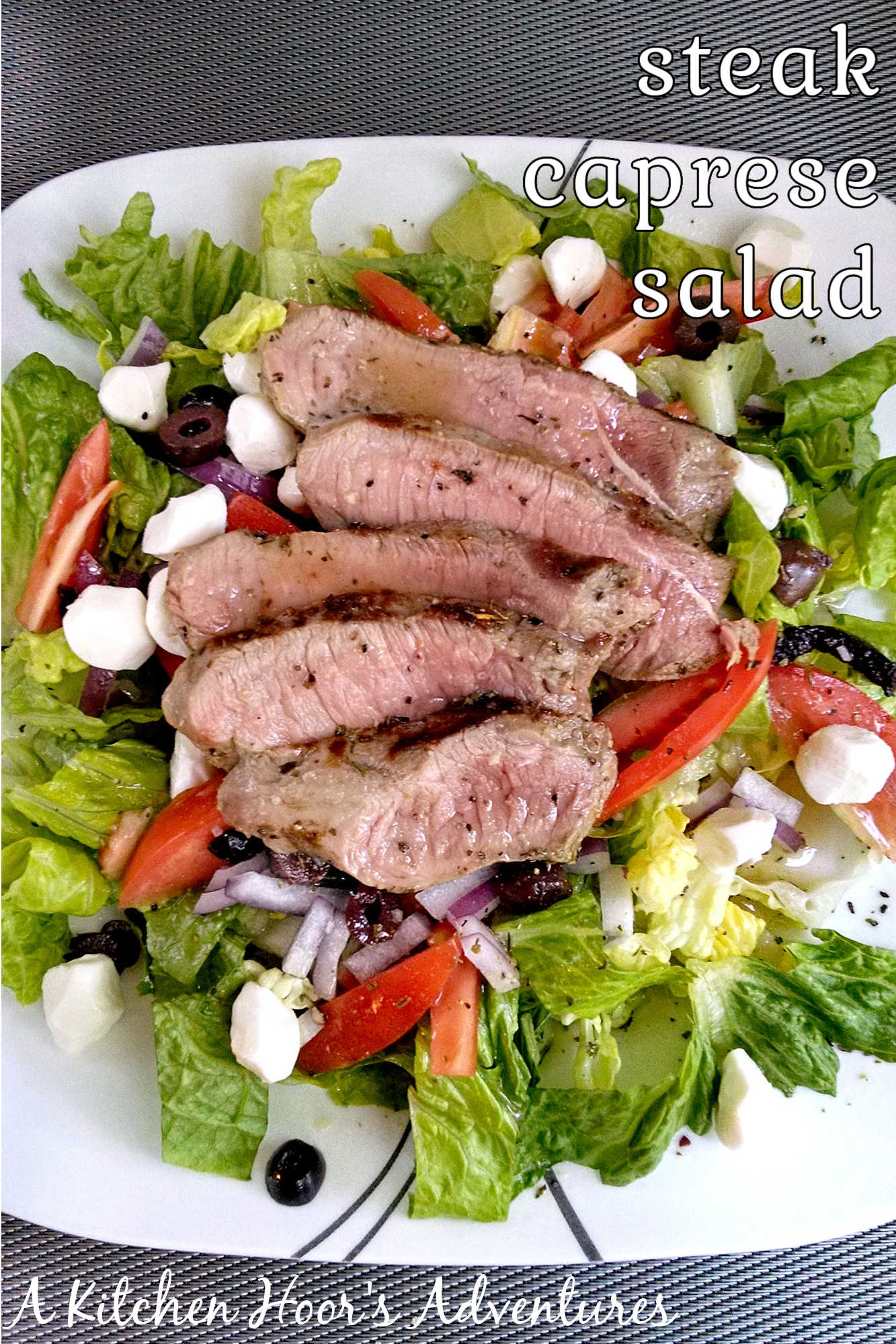 Indulge in a taste of Italy with this Steak Caprese Salad.🥩🥗 Bursting with fresh mozzarella, ripe tomatoes, and tangy balsamic, this dish will transport your taste buds to the streets of Rome. #SteakCapreseSalad #SaladLoversUnite #FoodieFinds #GourmetGrub #Foodie #ItalianDelight #SteakCapreseSalad #SteakLovers #HealthyEats #FoodieFavs #SummerSaladSensation