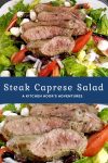 Indulge in a taste of Italy with this Steak Caprese Salad.🥩🥗 Bursting with fresh mozzarella, ripe tomatoes, and tangy balsamic, this dish will transport your taste buds to the streets of Rome. #SteakCapreseSalad #SaladLoversUnite #FoodieFinds #GourmetGrub #Foodie #ItalianDelight #SteakCapreseSalad #SteakLovers #HealthyEats #FoodieFavs #SummerSaladSensation