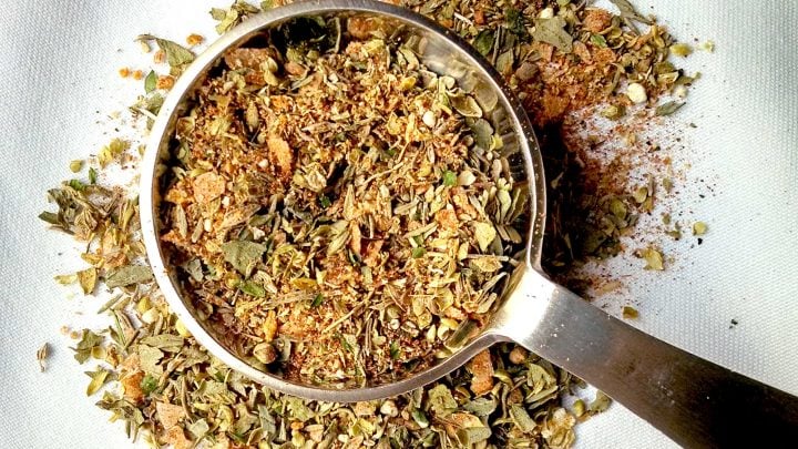 Add a little spice to your life with our authentic Greek Spice Mix! Perfect for all your Mediterranean inspired dishes. #GreekSpiceMix #MediterraneanFlavors #HerbsandSpices #CookingWithGreekSpices #TasteofGreece