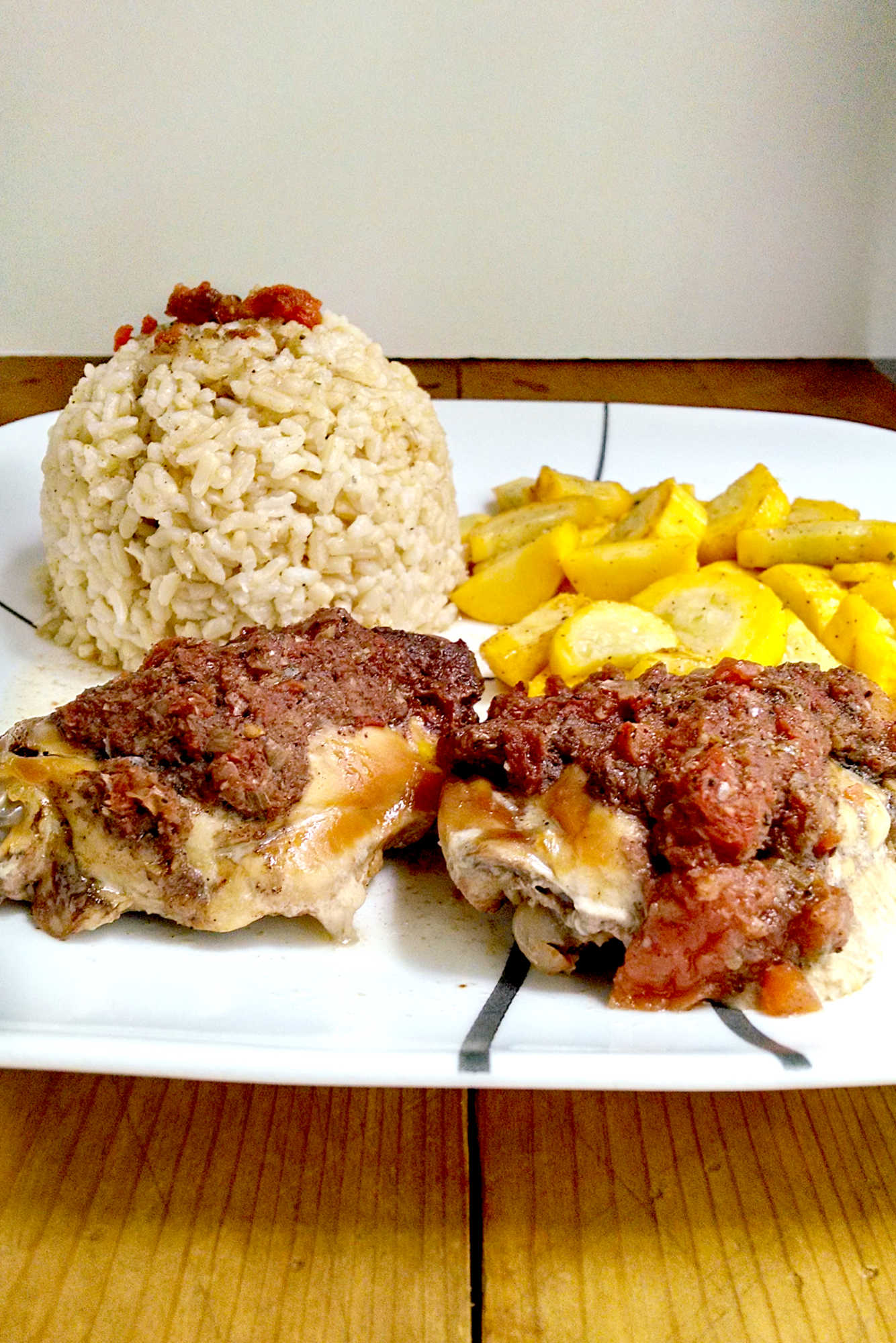 Tender and flavorful, these Slow Cooker Jerk Chicken Thighs are the perfect weeknight meal. Simply set it and forget it!  #SlowCookerJerkChicken #EasyMealPrep #CaribbeanFlavors #SpicyChicken #InstaFoodGram