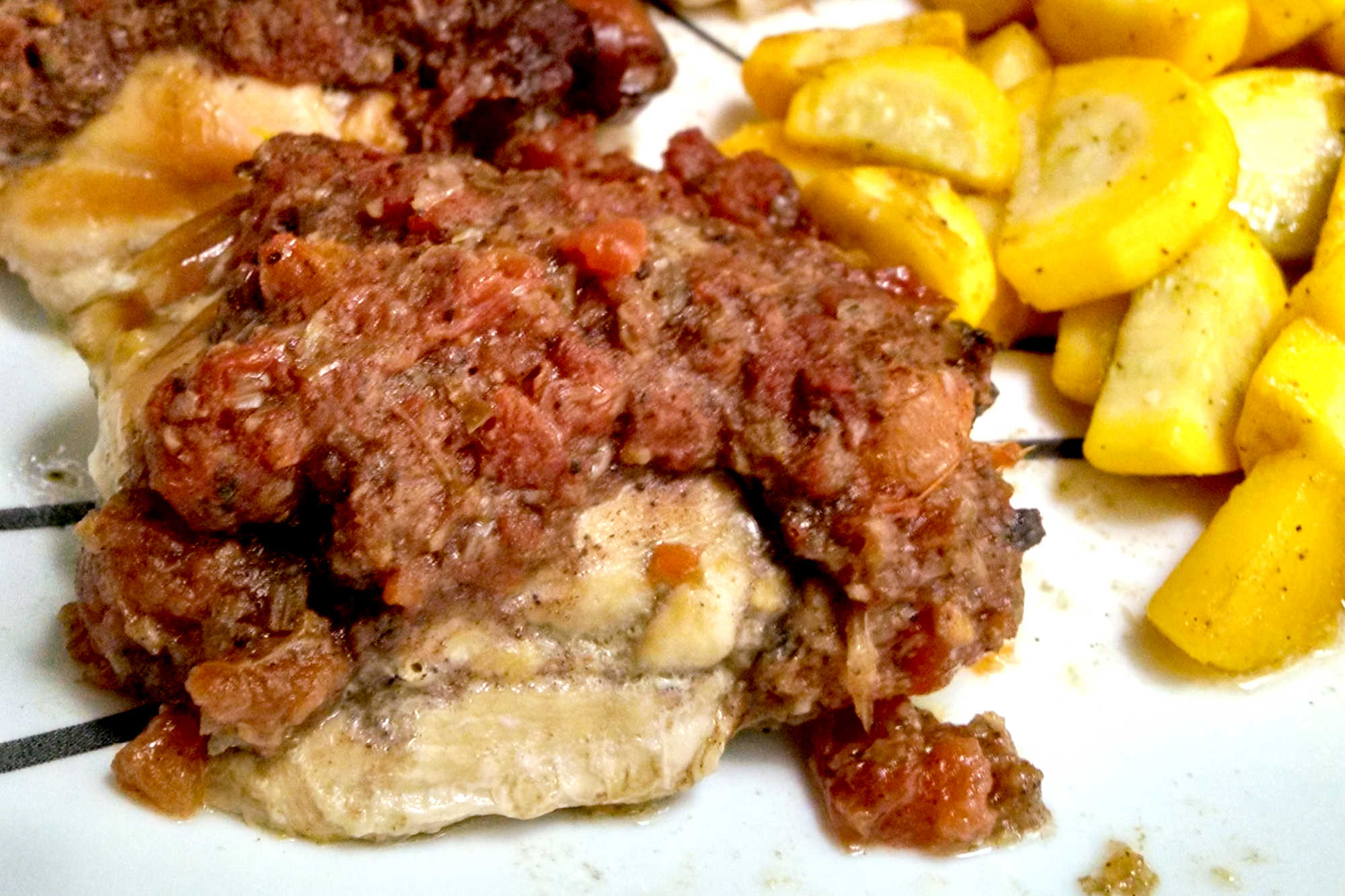 Tender and flavorful, these Slow Cooker Jerk Chicken Thighs are the perfect weeknight meal. Simply set it and forget it!  #SlowCookerJerkChicken #EasyMealPrep #CaribbeanFlavors #SpicyChicken #InstaFoodGram