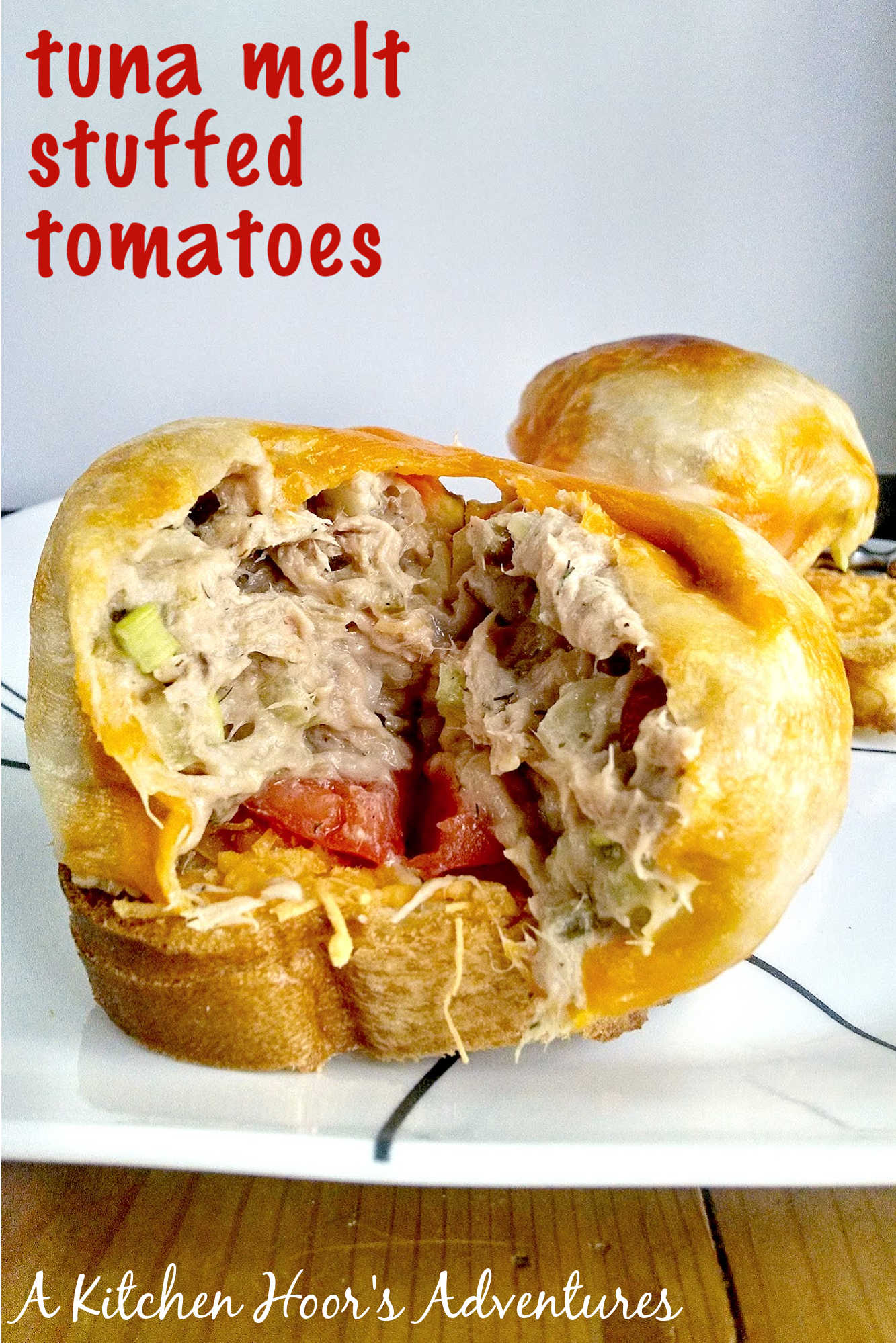 Upgrade your salad game with these protein-packed tuna melt stuffed tomatoes. Perfect for a quick and easy meal. #TunaMeltTuesday #HealthyEating #TunaMeltTomatoes #StuffedTomatoes #HealthyEats #TunaLovers #EasyRecipes