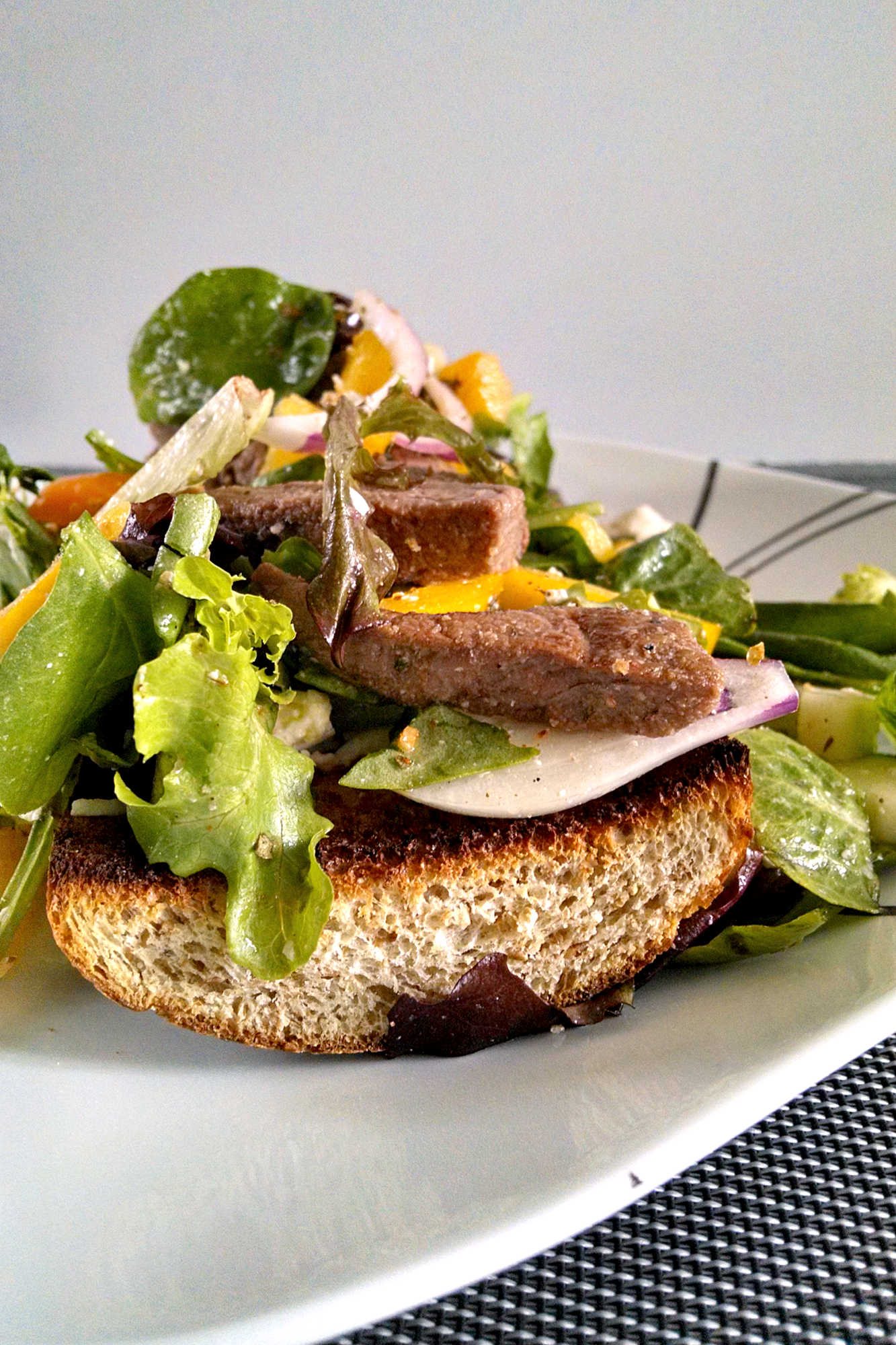 Elevate your pizza game with our Greek Steak Salad French Bread Pizza! Juicy steak, tangy feta, and crisp veggies on a golden crust. Who needs a salad on the side? #spicyfoodlovers #asiancuisine #porkstirfry #homecookingadventures #flavorfuldelights #PizzaLovers #GreekFlavors #Foodie #BestOfBothWorlds #PizzaAndSalad #PizzaParty #HealthyEating #MediterraneanDelight #GreekSteakSalad #FoodieFaves #PizzaPerfection #MediterraneanEats #FrenchBreadLove