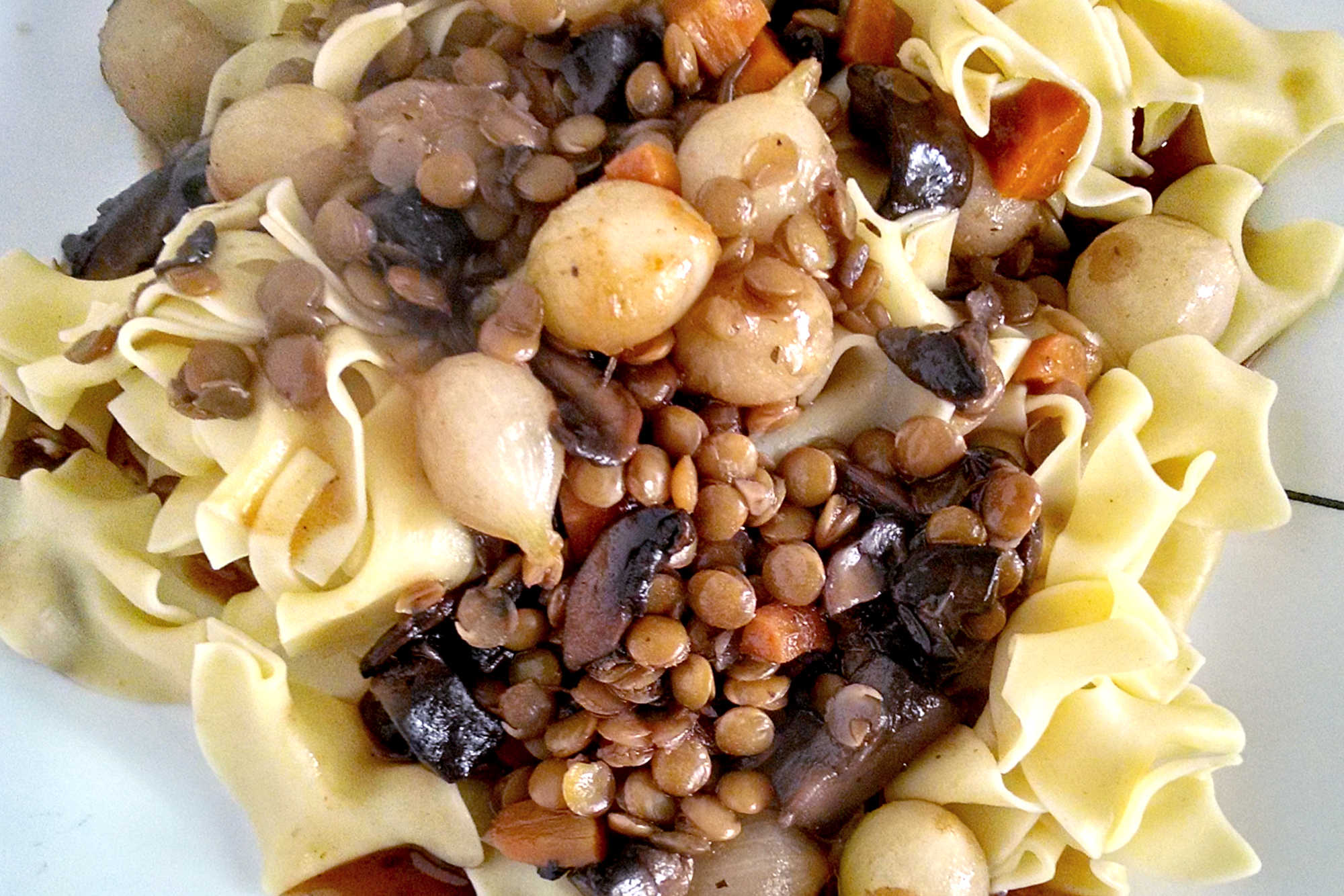 Switch up your usual meat-based dishes and try Mushroom Lentil Bourguignon for a delicious twist. The earthy flavors of mushrooms and lentils will have you coming back for seconds. #MeatlessMonday #MushroomLentilBourguignon #VeganStewDelight #PlantBasedComfortFood #OnePotMealGoals #MeatlessMondayInspo #PlantBasedRecipe #FrugalFoodie