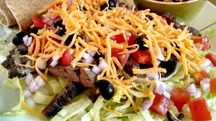 Why settle for plain old salad when you can have a mouthwatering Salt And Pepper Steak Taco Salad? Take your taste buds on a journey with this Asian-inspired taco salad. #SaltPepperSteak #TacoSalad #Foodie #SteakLovers #HealthyEating #DinnerInspo #TacoTuesday #AsianFlavorsInEveryBite #SaltAndPepperTacoSalad #AsianFoodiesUnite #TacoTuesdayDoneRight #EastMeetsWestCuisine #Savory #TexMex #HealthyRecipes #Steak