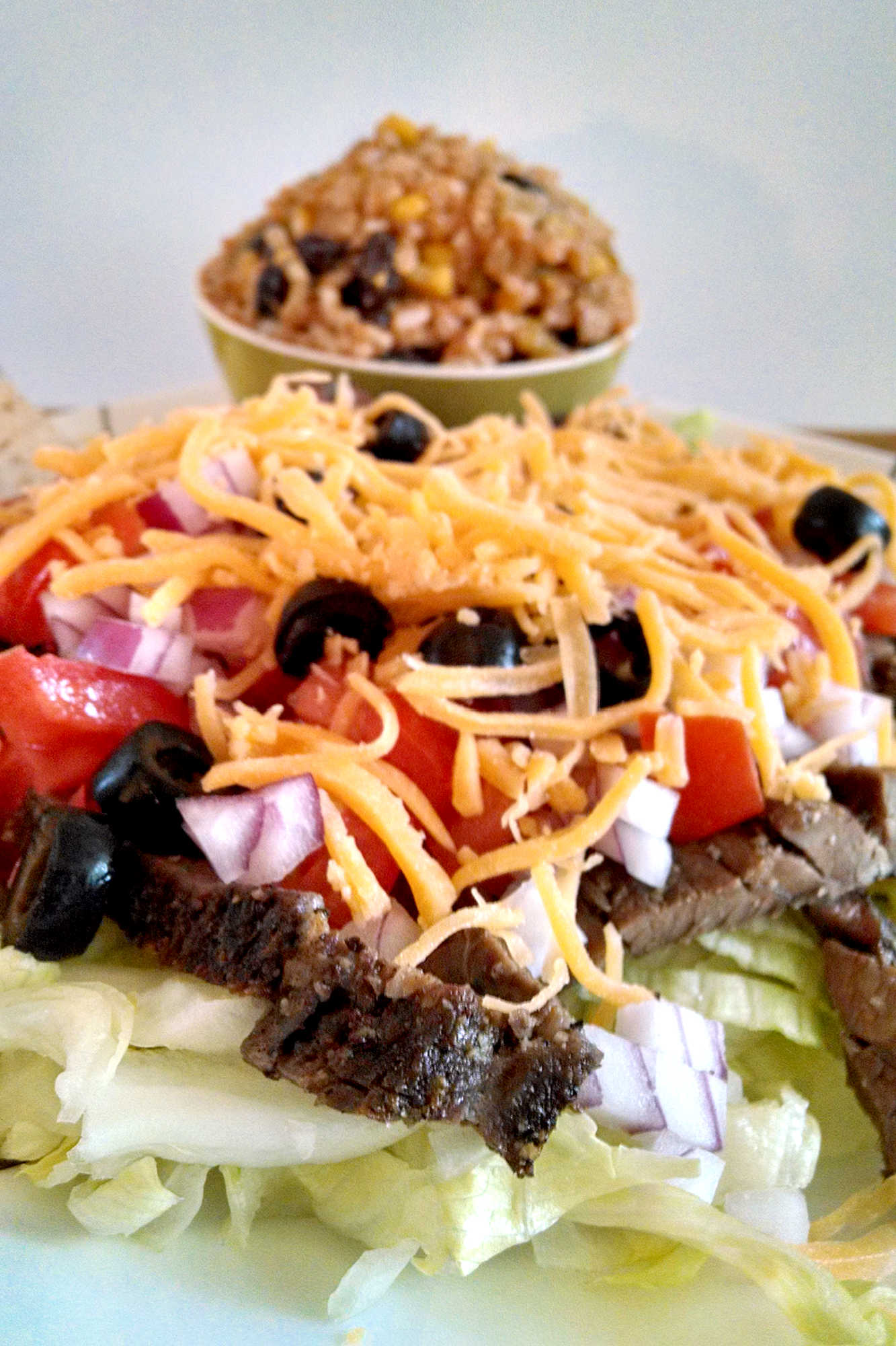 Why settle for plain old salad when you can have a mouthwatering Salt And Pepper Steak Taco Salad? Take your taste buds on a journey with this Asian-inspired taco salad. #SaltPepperSteak #TacoSalad #Foodie #SteakLovers #HealthyEating #DinnerInspo #TacoTuesday #AsianFlavorsInEveryBite #SaltAndPepperTacoSalad #AsianFoodiesUnite #TacoTuesdayDoneRight #EastMeetsWestCuisine #Savory #TexMex #HealthyRecipes #Steak