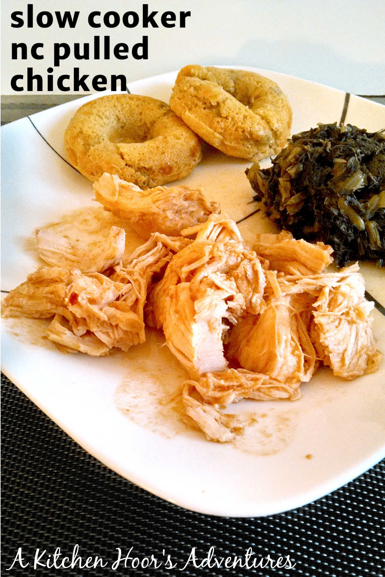 Forget takeout, impress your taste buds with this simple slow cooker recipe for NC pulled chicken. Spice up your next meal with a southern twist! #southernfood #slowcooker #pulledchicken #SlowCookerRecipes #NorthCarolinaFlavors #PulledChickenLovers #CrockpotCooking #SouthernEats