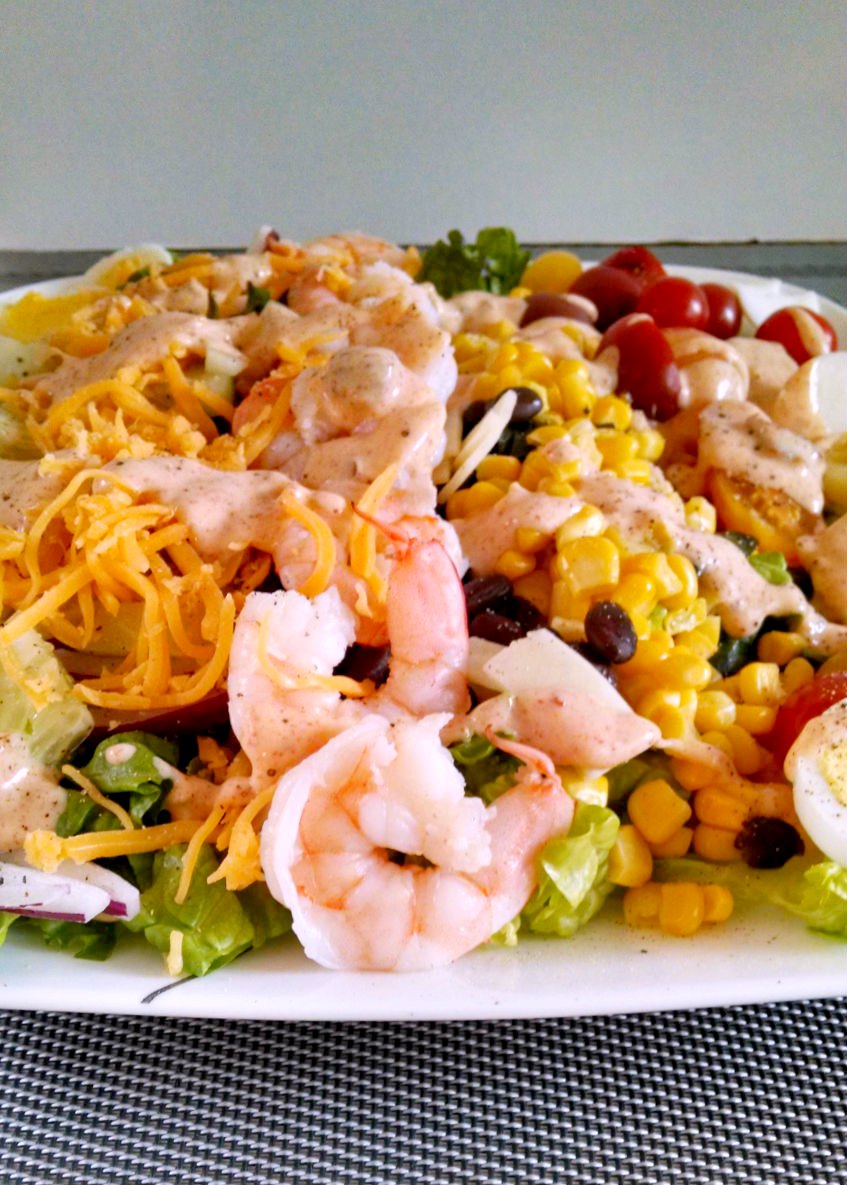 Southwest Shrimp Cobb Salad
