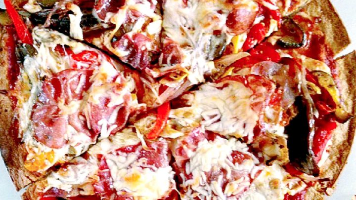 Capicola Roasted Veggie Pizza