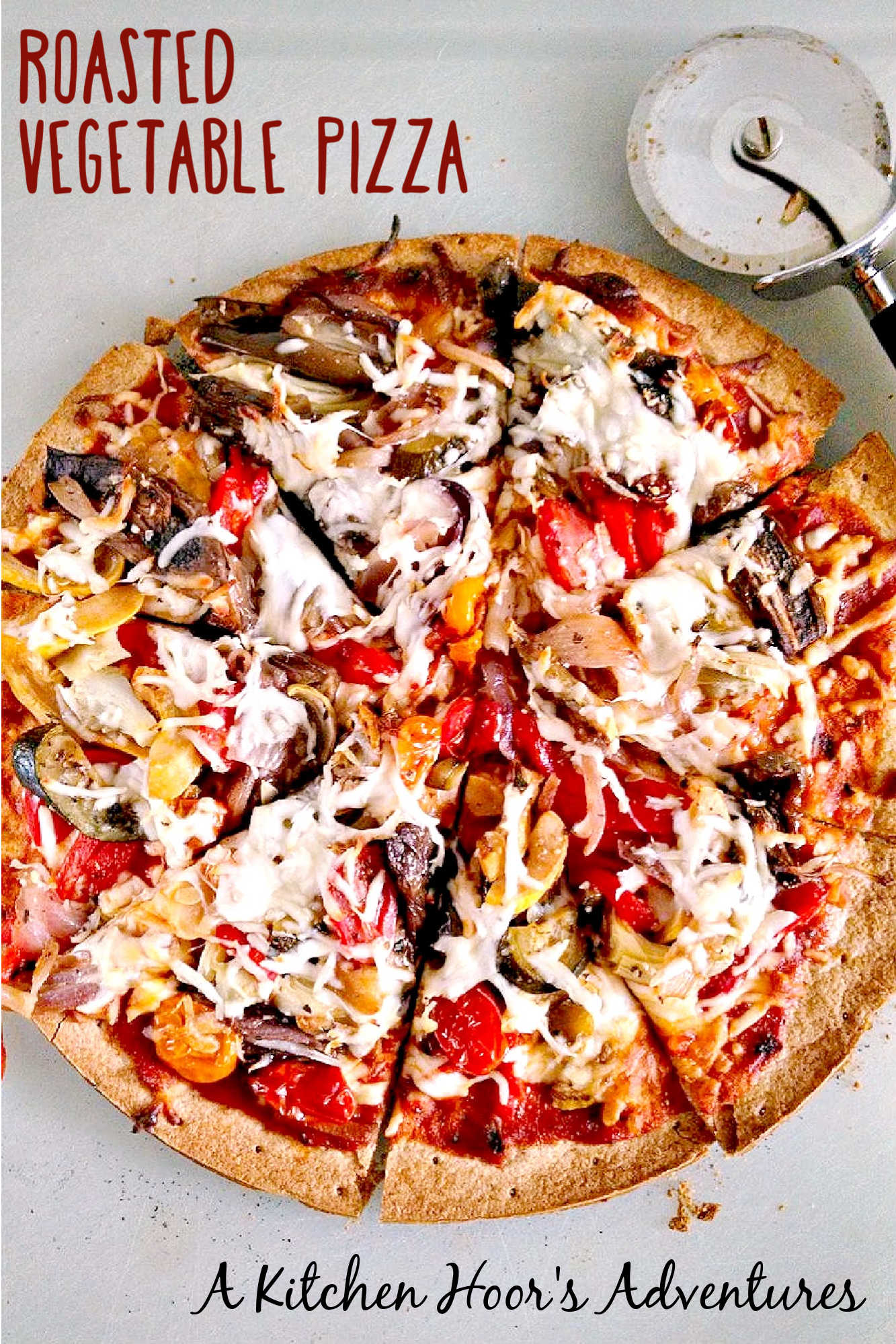 Elevate your pizza game with a delicious and nutritious twist! Try this Roasted Vegetable Pizza provides the best of both worlds with a variety of roasted veggies on a crispy crust. #balancedeating #veggiepizza #yum #homemadepizza #RoastedVeggiePizza #VegetarianPizza #HomemadePizzaNight #PizzaLoversUnite #PizzaGoals