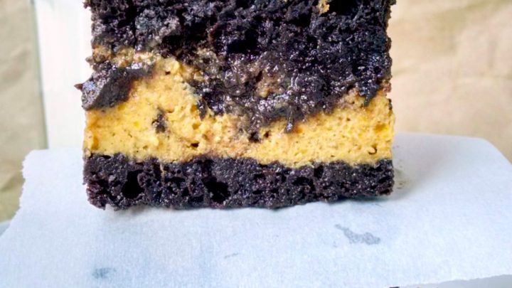 Dark chocolate cocoa powder is paired with pumpkin cheese in these deliciously moist Pumpkin Cheesecake Swirl Brownies. You're will want to double the batch...and eat the whole pan yourself. They are THAT GOOD!