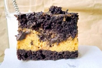 Enjoy the perfect combination of rich chocolate and creamy pumpkin in every bite in these Pumpkin Cheesecake Swirl Brownies. They’re the ultimate dessert that will have your taste buds dancing. #PumpkinCheesecakeSwirlBrownies #HolidayBaking #HolidayTreats #BakedWithLove #DessertObsessed