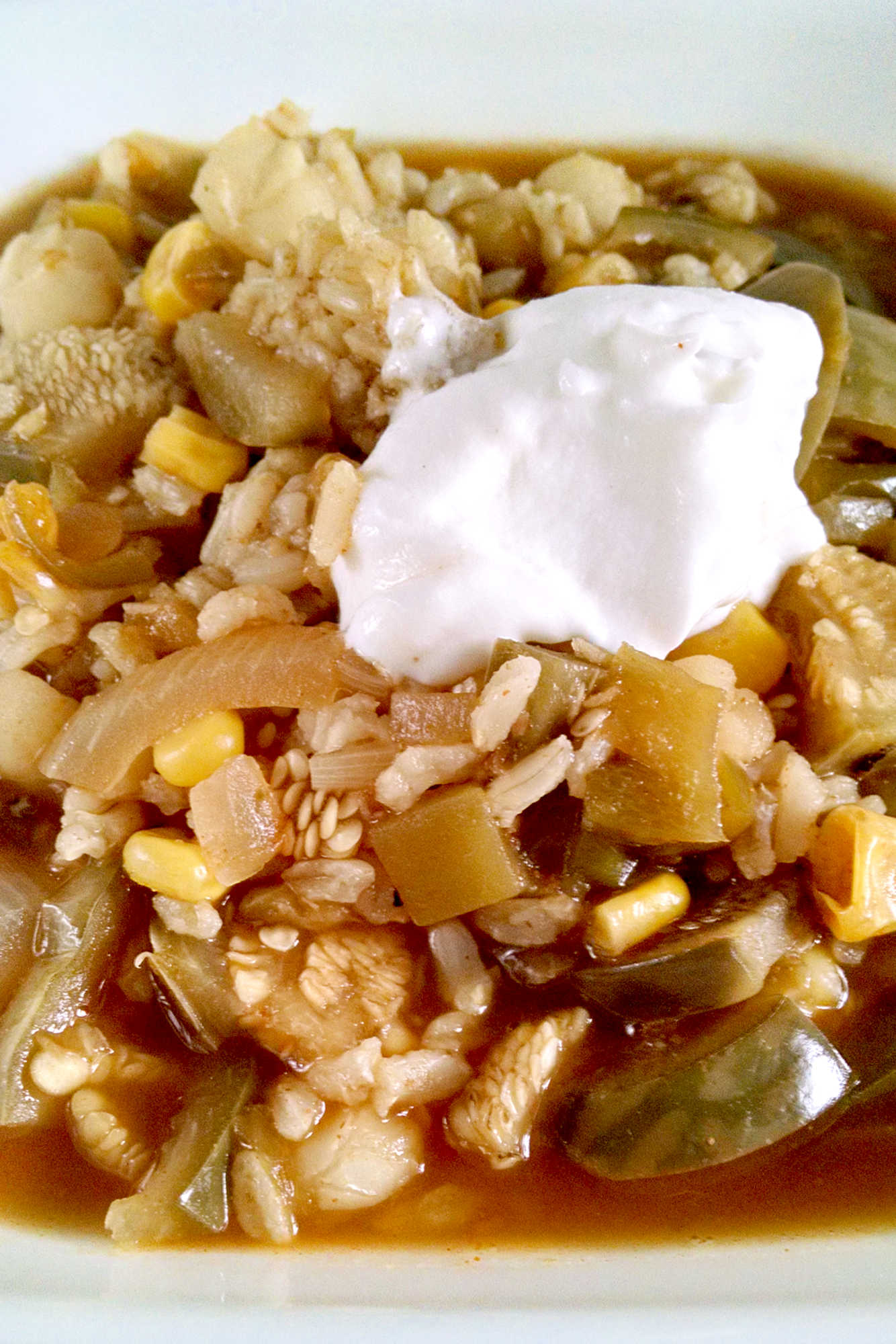 Who says vegetarian meals have to be boring? This Thai Eggplant Posole is bursting with flavor and sure to satisfy any craving. #ThaiEggplantPosole #VeganSoupInspo #SoupySaturdays #HealthyEatingThaiStyle #PlantBasedComfortFood