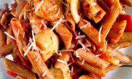 With just a few ingredients and a delicious spice mix, you can make a quick and tasty weeknight #meatfree meal. Tuscan Pasta Toss is delicious, hearty, healthy and can be easily whipped up for a delicious main or scrumptious lunch.