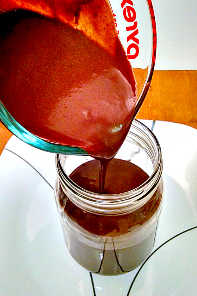 Made with common pantry ingredients Bourbon Vanilla Chocolate Sauce is deliciously simple. It took about 10 minutes to make and tastes divine!