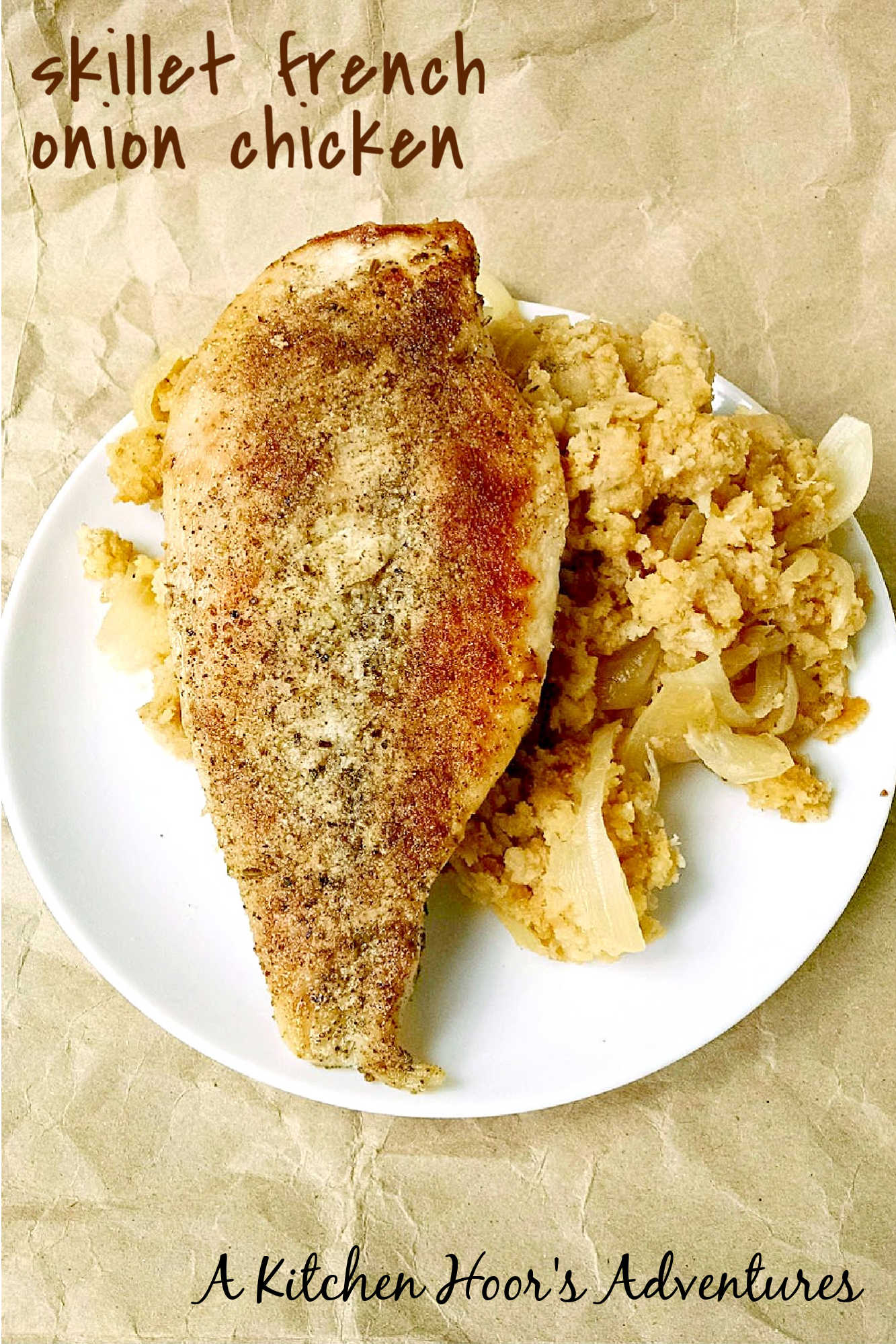 Add a touch of elegance to your dinner table with Skillet French Onion Chicken. Easy to make, but your guests will think you spent hours in the kitchen. #FrenchOnionChickenSizzle #CastIronCuisine #OneSkilletMeal #ComfortFoodClassics #OnionLoversDelight #skilletcooking #frenchonionchicken #30minutemeals #easydinnerrecipes #comfortfoodlover