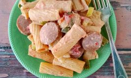 Simple turkey sausage is glammed up with this delicious and simple cream sauce. This Creamy Cajun Pasta with Sausage is perfect for any night of the week!