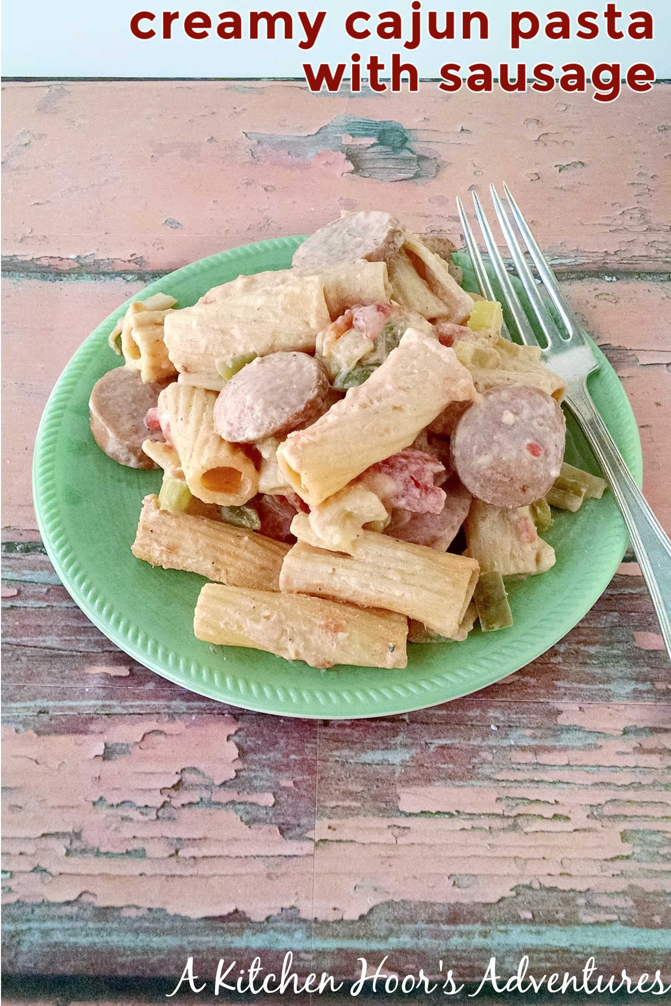Spice up your pasta night with Creamy Cajun Pasta with Sausage! This flavorful dish is sure to impress and will become a family favorite in no time. #pasta #cajunfood #familydinner #creamycajunpasta #sausagepasta #comfortfoodcreations #spicyfoodie #foodpornheaven