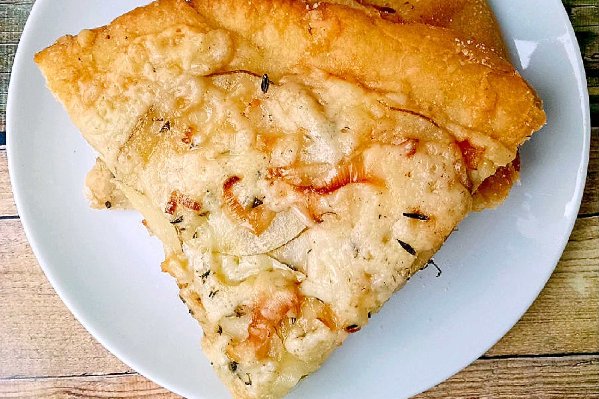 Potato Leek Pizza