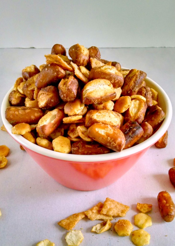 Chili Lime Pretzel Mix has that Tex-Mex flavor that kicks all over football snacks in the you know what! 
