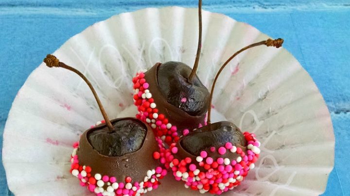Brandy Infused Chocolate Dipped Cherries