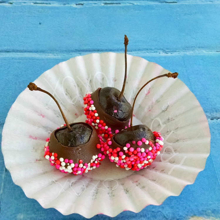 Brandy Infused Chocolate Dipped Cherries