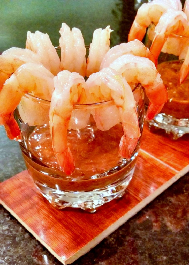 #TripleSBites - Lime Shrimp with Chipotle Cherry Cocktail Sauce | Succulent shrimp are boiled with tangy limes then served with Chipotle Cherry cocktail sauce that’s lick the bowl delicious.