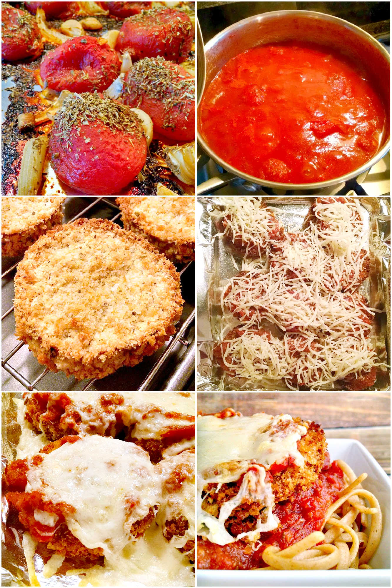 Discover the perfect blend of crispy and cheesy with this mouth-watering Baked Eggplant Parmesan recipe.  It's a great way to sneak in veggies! #eggplant #eggplantParm #Parmrecipe #meatless #meatfree #BakedEggplantParmesan #MeatlessMonday #VegetarianRecipes #HealthyEating #ItalianFoodLove