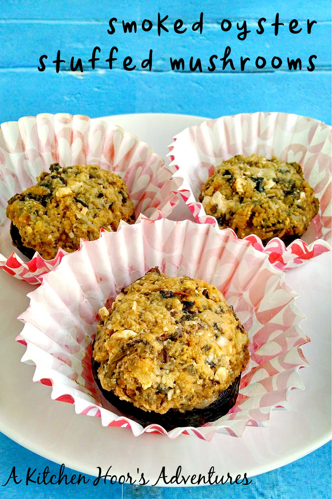 Forget traditional stuffed mushrooms, these Smoked Oyster Stuffed Mushrooms are a game changer. Perfect for gatherings or a tasty snack at home.  #SmokedOysterShrooms #MushroomAppetizer #SeafoodStuffedMushrooms #SavorySnackIdeas #MushroomLoversDelight