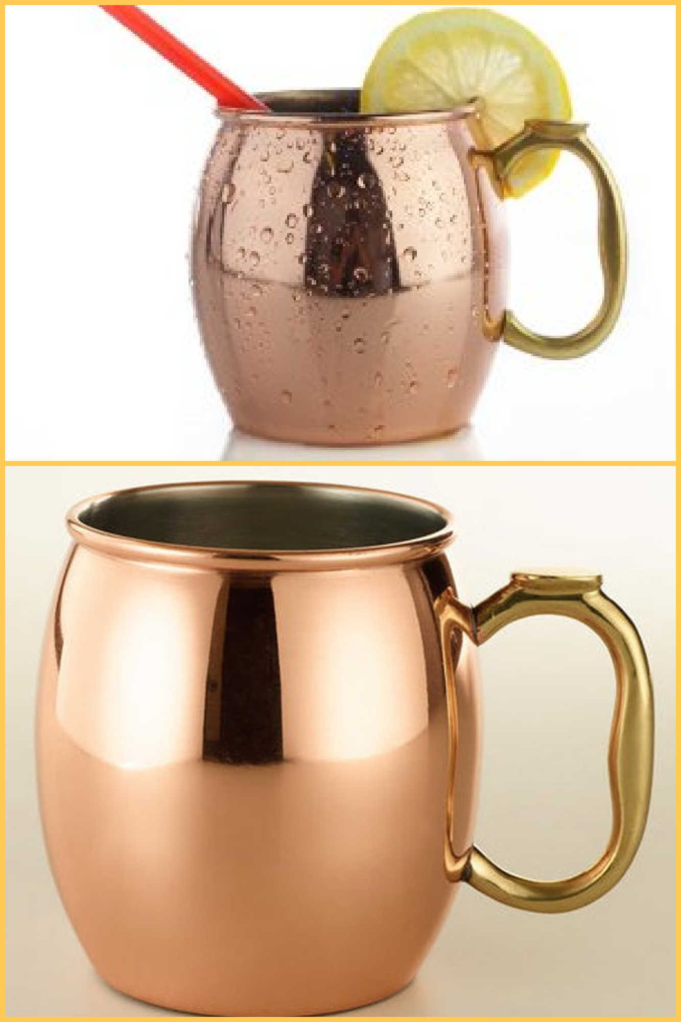Forget boring drinkware, glam up your drink presentation with My Kitchen Concepts' Moscow Mule mugs! Perfect for a night in or impressing guests at your next party. #MoscowMuleMug #KitchenGoods #KitchenEssentials #CocktailCulture #KitchenReviews