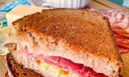 With all the flavors of a traditional Muffaletta sandwich, this Muffaletta Grilled Cheese using Rumiano Cheese is a delicious and family friendly version of the New Orleans tradition 'wich.