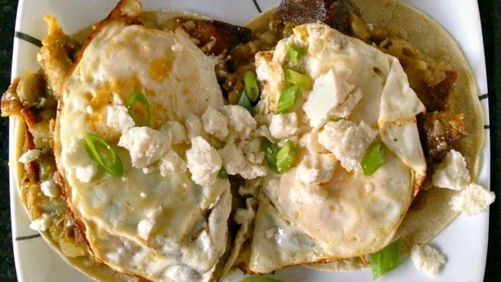 A tangy taste on the traditional, this Green Chile Chilaquiles will waken up your taste buds for sure!