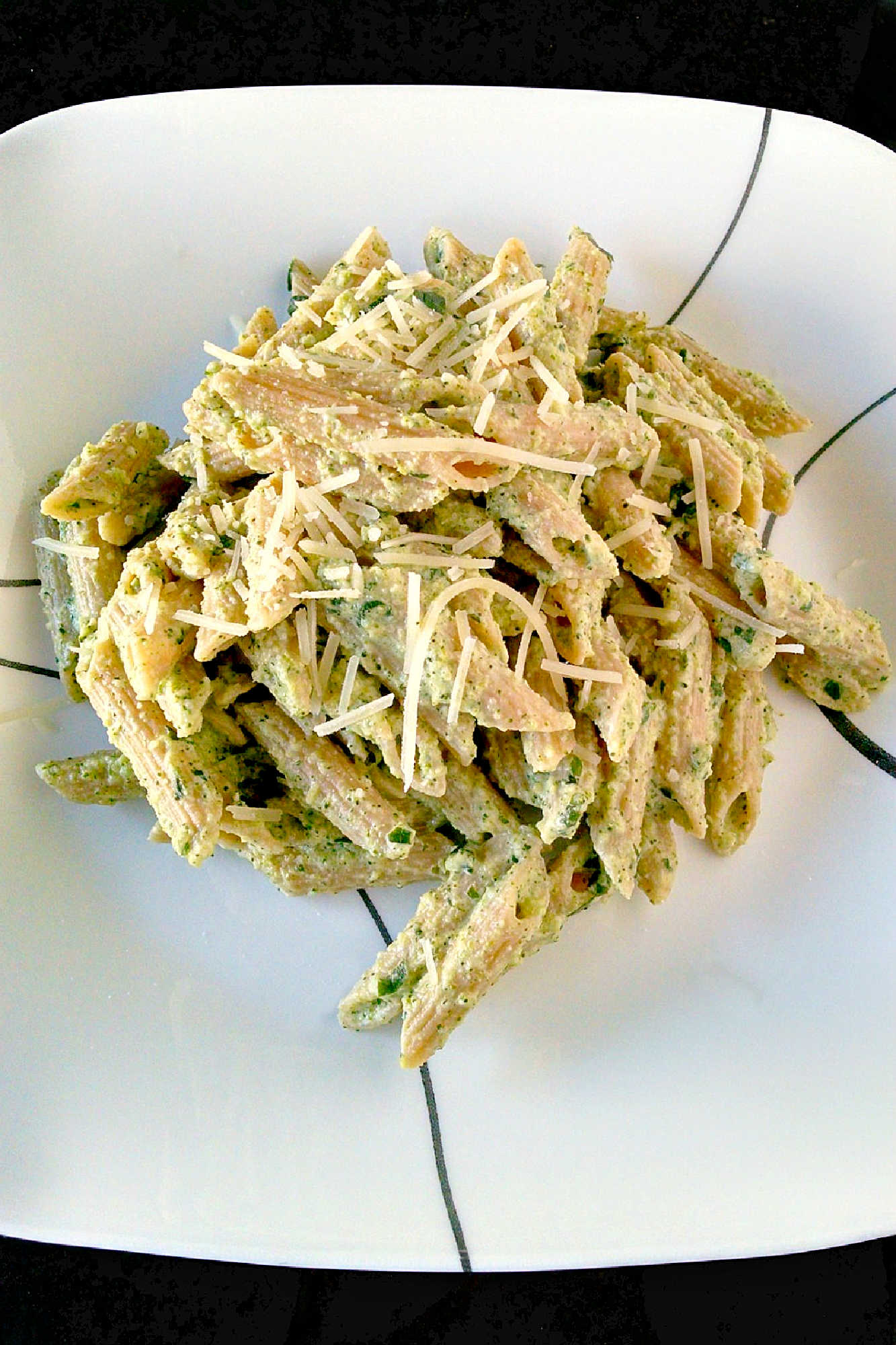 Broccoli pesto pasta: the perfect way to sneak in some extra greens into your pasta dish! It's a flavorful and nutritious twist on traditional pesto pasta #BroccoliPestoPasta #PastaLoversUnite #HealthyEats #VeggiePasta #PestoPerfection