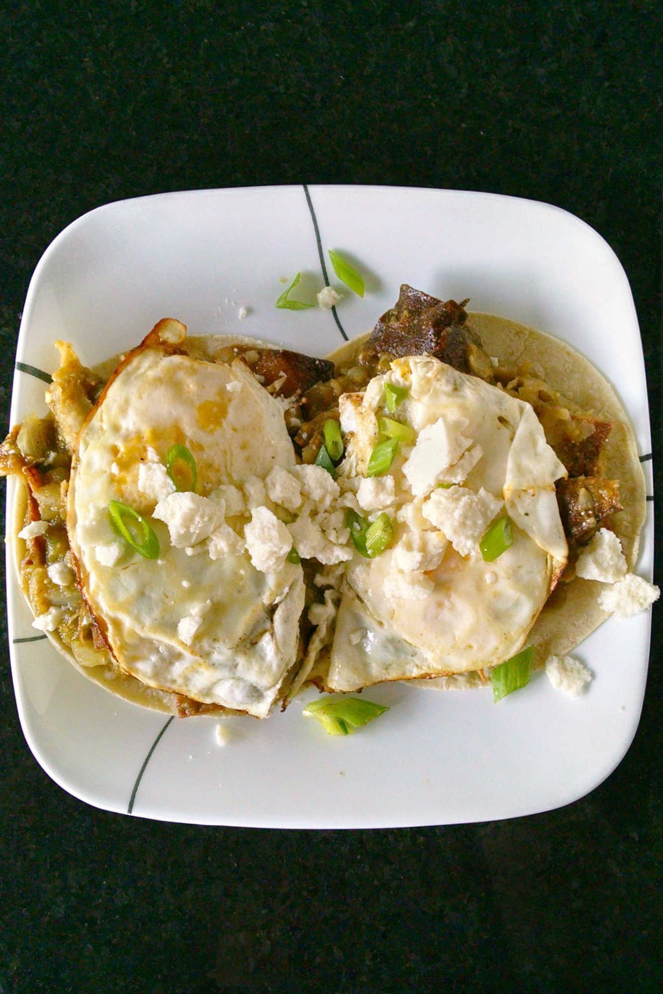Spice up your breakfast with a twist on a Mexican classic.  Green Chile Chilaquiles are the perfect way to kickstart your day and add some flavor to your morning routine. #chilaquiles #foodie #breakfastgoals #GreenChileChilaquiles #MexicanFoodLovers #SouthwestEats #BrunchInspo #FoodieFaves #SpicyBreakfastFavs #MexicanCuisineDelight #BreakfastGoals #FoodieFinds