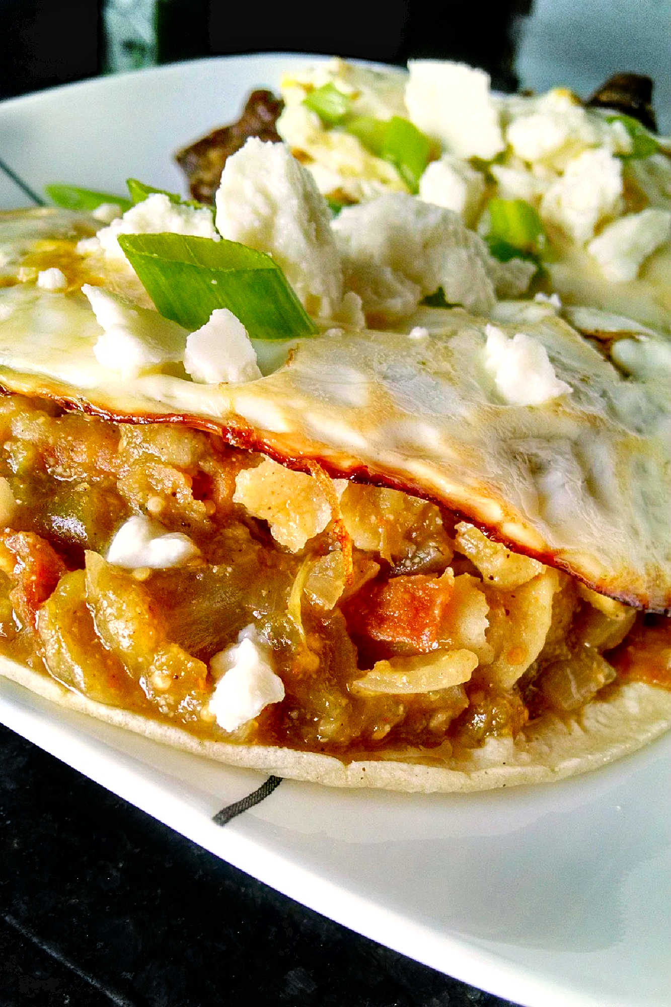 Spice up your breakfast with a twist on a Mexican classic.  Green Chile Chilaquiles are the perfect way to kickstart your day and add some flavor to your morning routine. #chilaquiles #foodie #breakfastgoals #GreenChileChilaquiles #MexicanFoodLovers #SouthwestEats #BrunchInspo #FoodieFaves #SpicyBreakfastFavs #MexicanCuisineDelight #BreakfastGoals #FoodieFinds