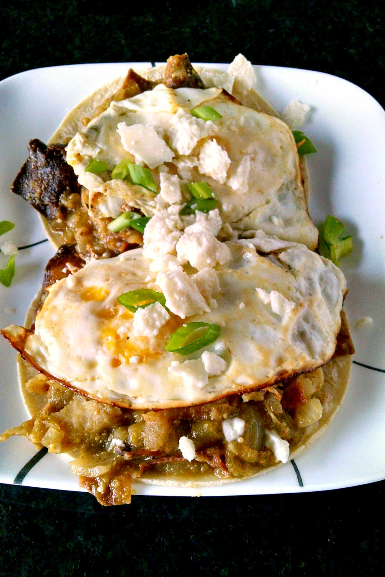 Spice up your breakfast with a twist on a Mexican classic.  Green Chile Chilaquiles are the perfect way to kickstart your day and add some flavor to your morning routine. #chilaquiles #foodie #breakfastgoals #GreenChileChilaquiles #MexicanFoodLovers #SouthwestEats #BrunchInspo #FoodieFaves #SpicyBreakfastFavs #MexicanCuisineDelight #BreakfastGoals #FoodieFinds