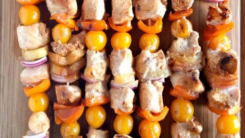 Hawaiian Chicken Kabobs