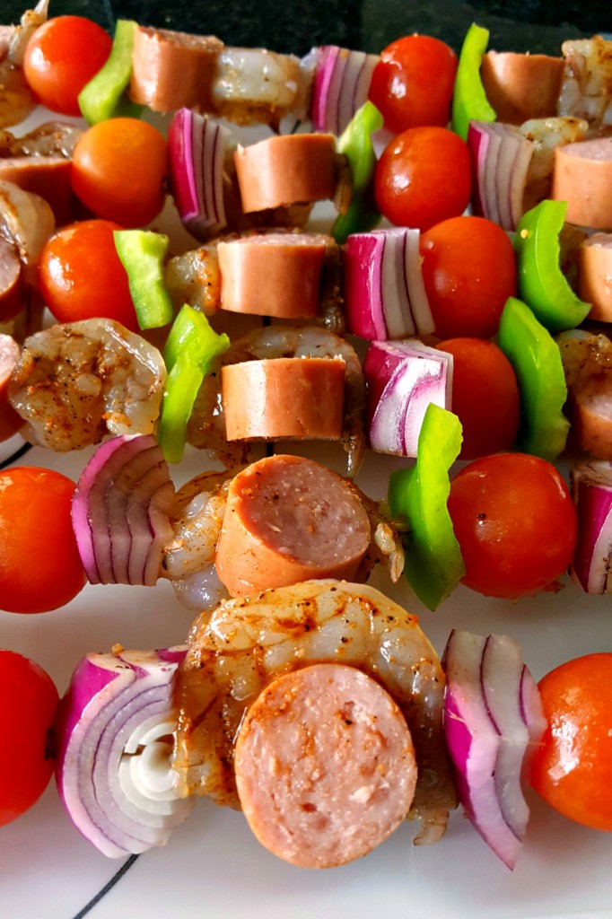 Cajun Kabobs are like Jambalaya on a stick! They're simply delicious with a nice kick of Cajun seasoning. Serve with yellow rice for a light, summer dinner.