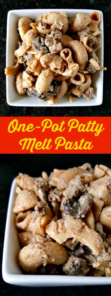 One-Pot Patty Melt Pasta takes me back to Friendly's!  It tastes just like your favorite patty melt sandwich, but in a quick and tasty pasta form.