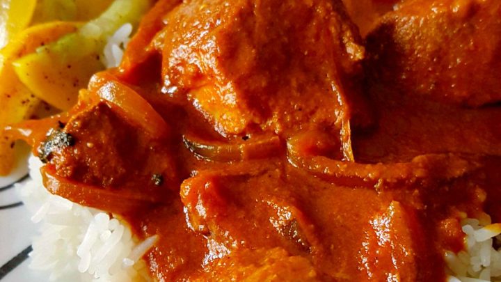 Put on some Bollywood for this Slow Cooker Butterless Butter Chicken! The aroma and flavors take you to India, so why not get in the mood with a movie, too!