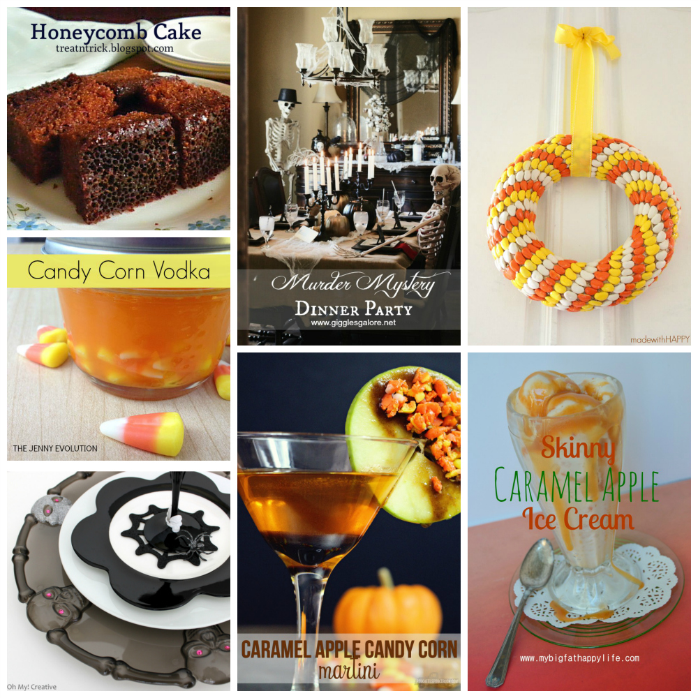 #FoodieFriDIY #68 - Candy Corn, Honeycomb Cake, and a Dinner Party