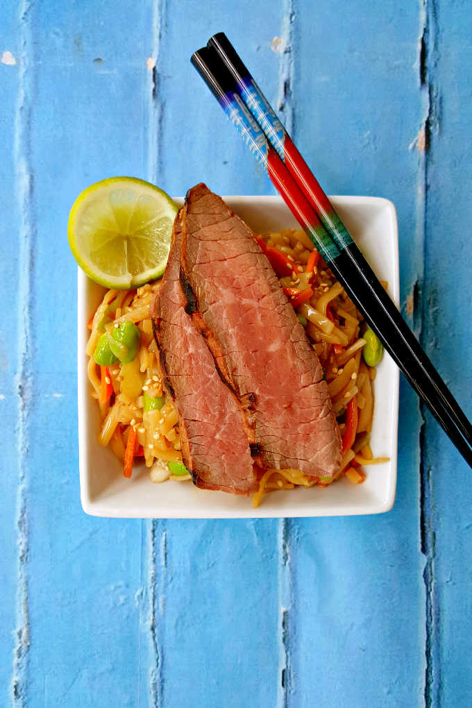 Indulge in the perfect summer meal with our Grilled Teriyaki Steak and Noodle Salad! A delicious blend of flavors and textures that will have your taste buds dancing. summergrilling #teriyakilove #noodlecravings #grillinggoals #summerfavorites #TeriyakiSteakSalad #GrilledNoodleBowl #AsianFlavors #FoodieFavorites #HealthyEatsIG