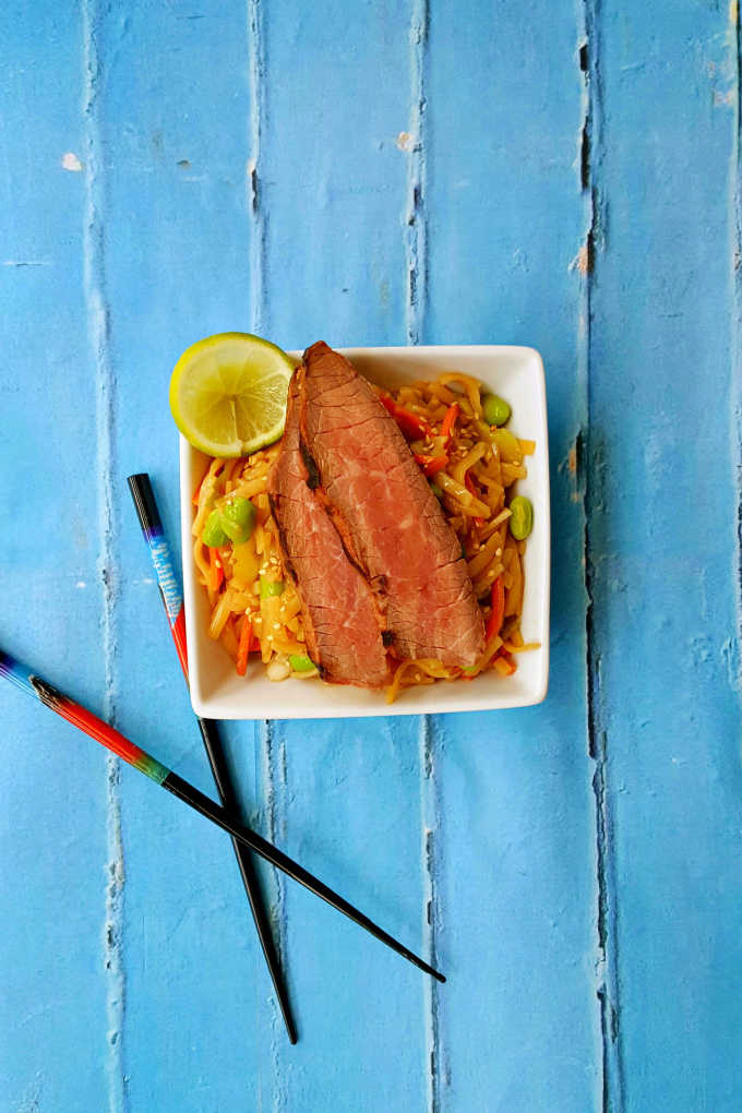 Indulge in the perfect summer meal with our Grilled Teriyaki Steak and Noodle Salad! A delicious blend of flavors and textures that will have your taste buds dancing. summergrilling #teriyakilove #noodlecravings #grillinggoals #summerfavorites #TeriyakiSteakSalad #GrilledNoodleBowl #AsianFlavors #FoodieFavorites #HealthyEatsIG
