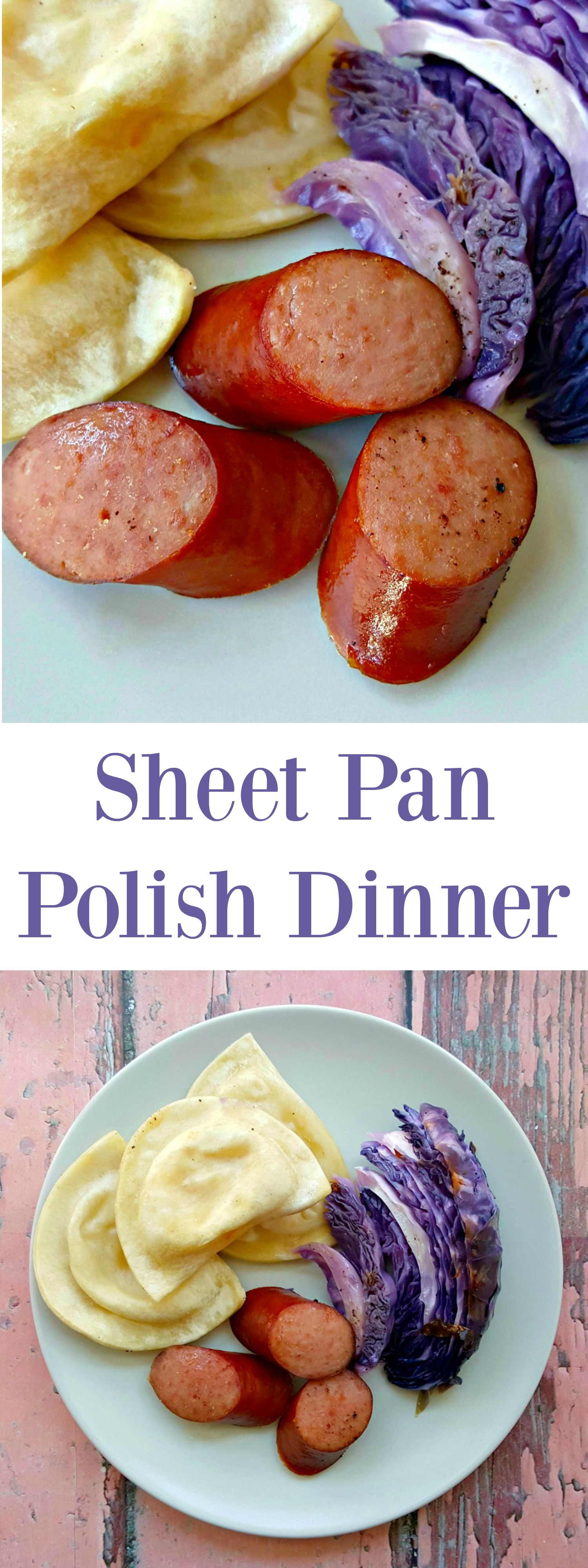 What's easier than baking dinner on one sheet? Nothing. This Lazy Polish Dinner goes in the oven in minutes and is on the table in under 30.