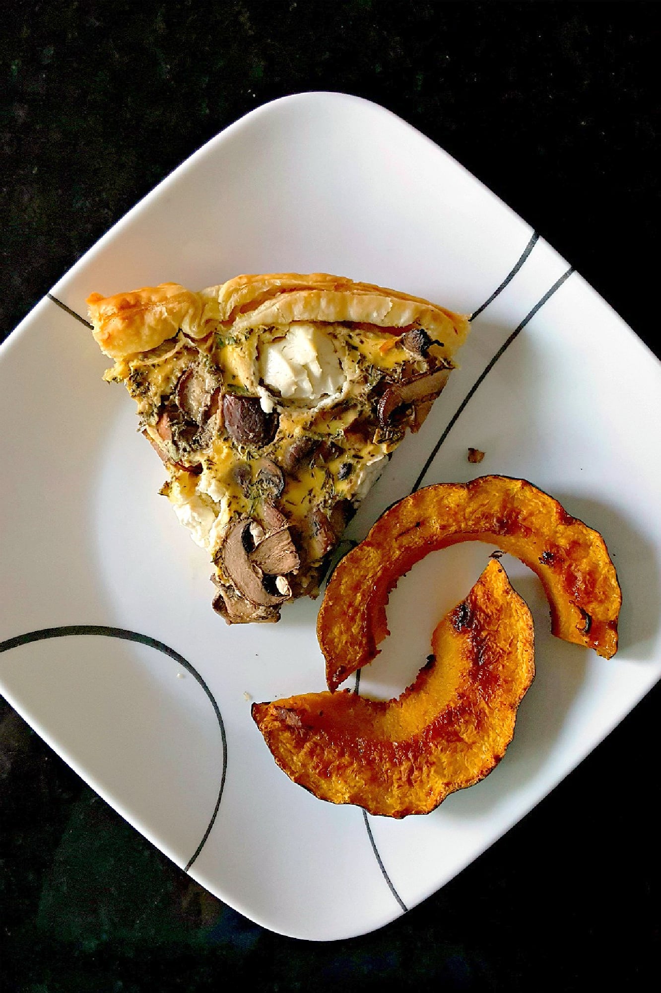 Searching for a flavorful centerpiece? These layers of flaky pastry, earthy mushrooms, and creamy goat cheese come together for a savory tart that's perfect for brunch or a light lunch. Save this recipe for your next meal inspiration. #MushroomCheeseTart #SavoryTart #GoatCheeseObsessed #MushroomLover #FarmToFork #mushroomtart #goatcheeselove #savorytreats #vegetariantart #gourmetfoodie