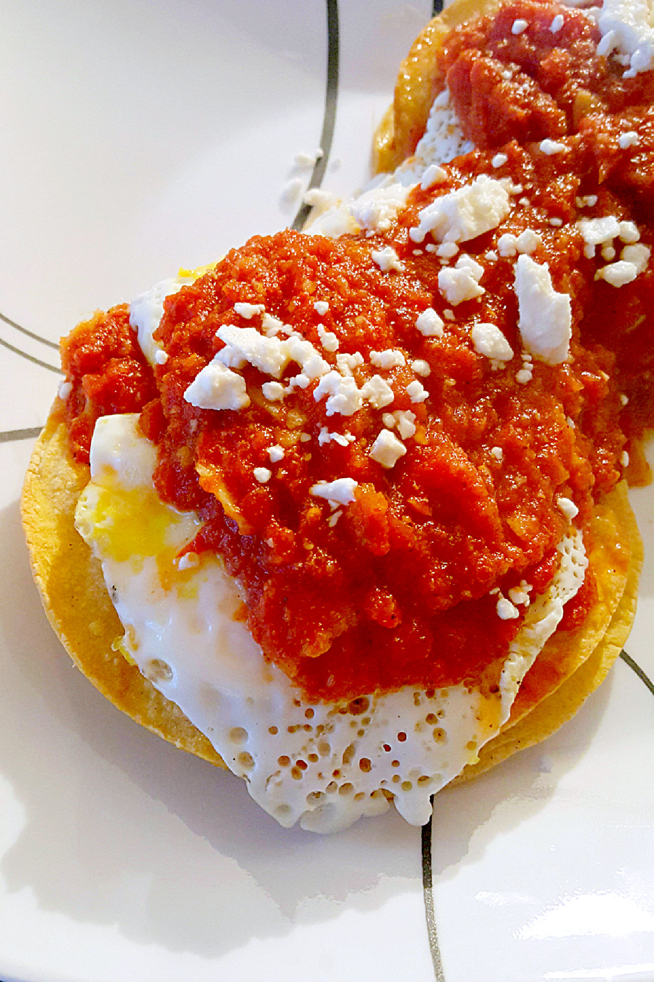 Spice up your breakfast with Huevos Rancheros Tostadas! A delicious twist on the classic breakfast dish that will make your taste buds dance. #HuevosRancherosTostadas #MexicanBreakfast #BrunchGoals #FoodieFiesta #SpicyStartToTheDay 🌶️🍳 #breakfast #foodie #recipe 🎉👨‍👩‍👧‍👦 #brunchgoals #tastydish #yum
