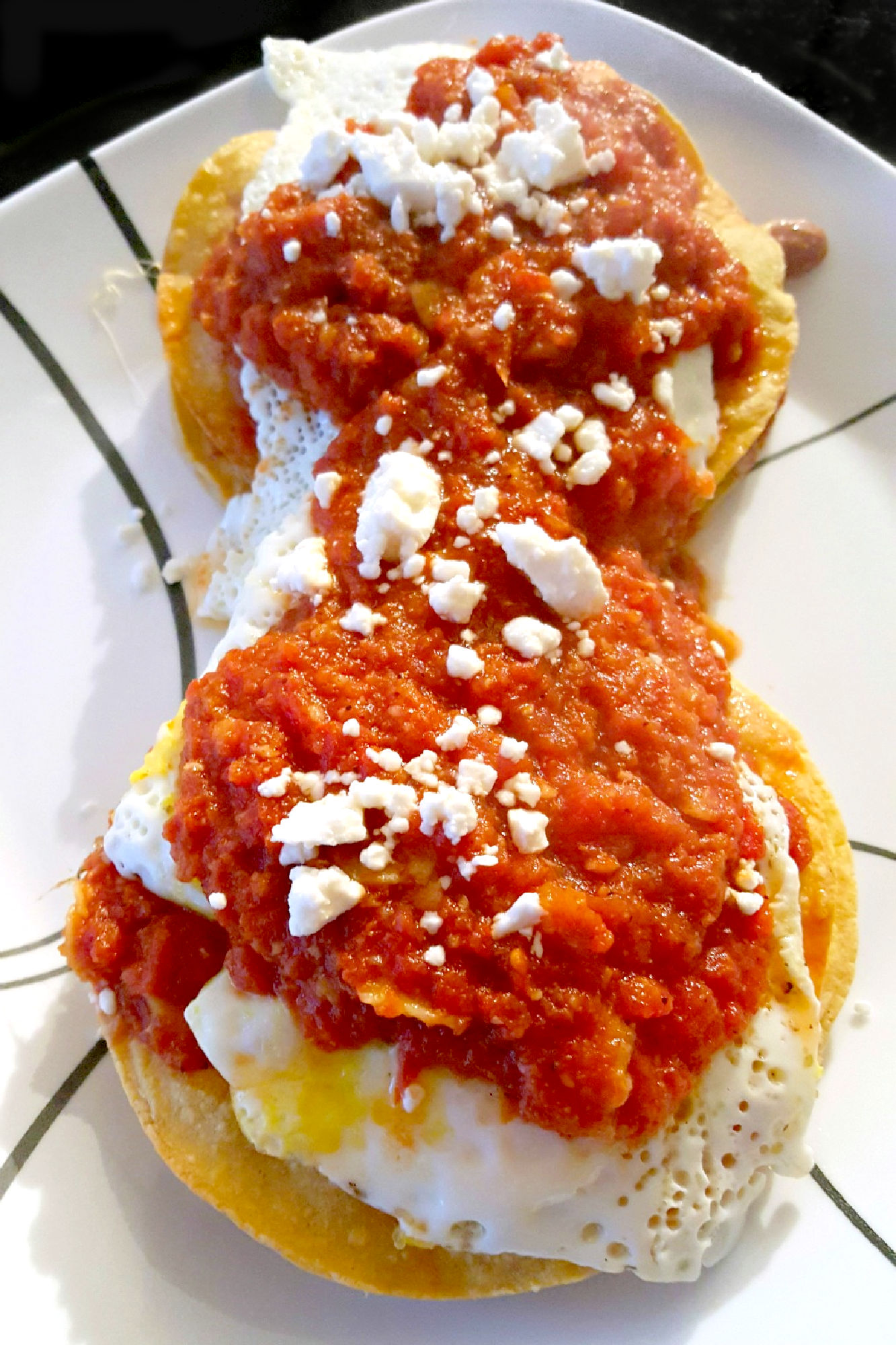 Spice up your breakfast with Huevos Rancheros Tostadas! A delicious twist on the classic breakfast dish that will make your taste buds dance. #HuevosRancherosTostadas #MexicanBreakfast #BrunchGoals #FoodieFiesta #SpicyStartToTheDay 🌶🍳 #breakfast #foodie #recipe 🎉👨‍👩‍👧‍👦 #brunchgoals #tastydish #yum
