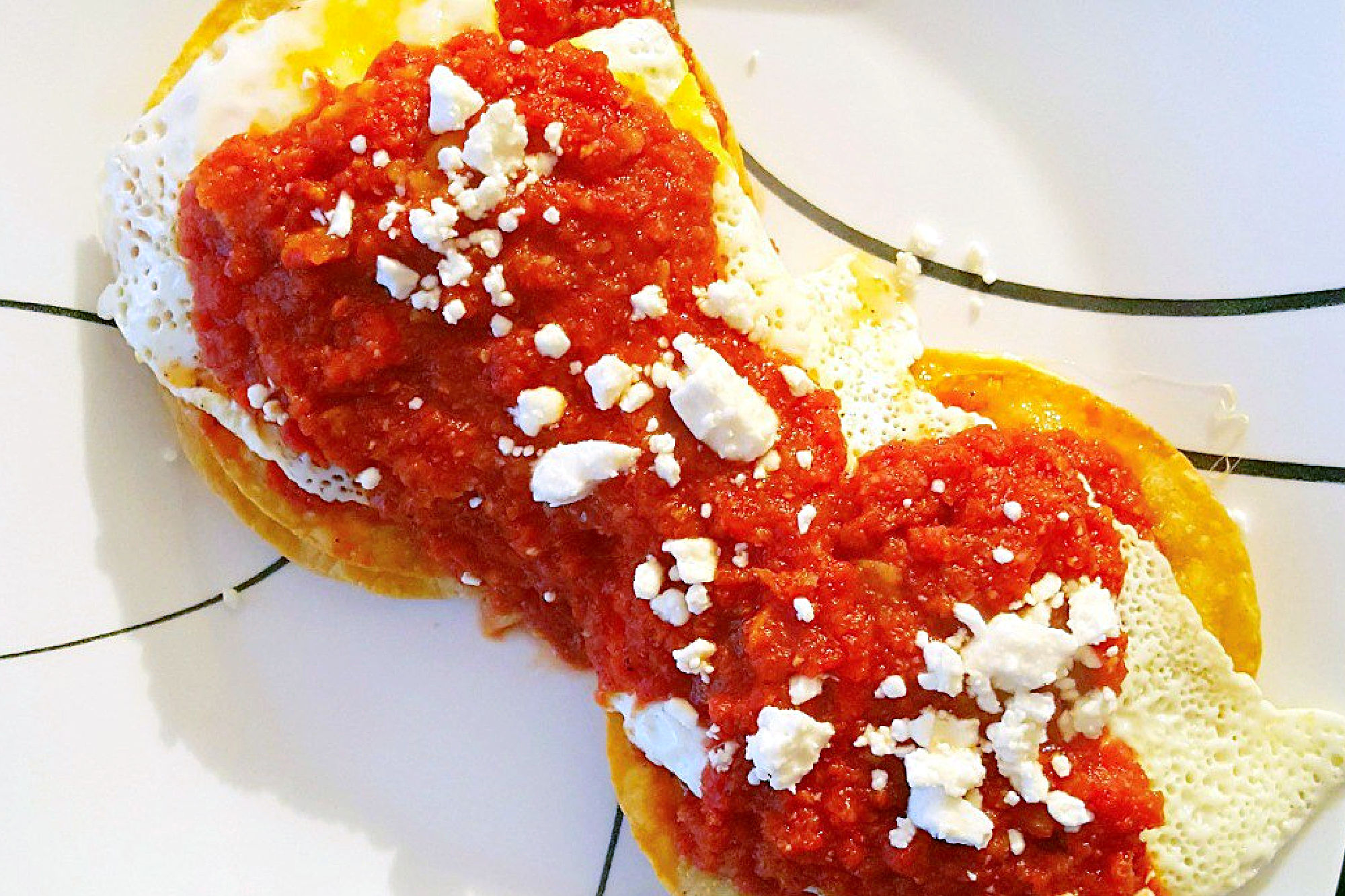 Spice up your breakfast with Huevos Rancheros Tostadas! A delicious twist on the classic breakfast dish that will make your taste buds dance. #HuevosRancherosTostadas #MexicanBreakfast #BrunchGoals #FoodieFiesta #SpicyStartToTheDay 🌶️🍳 #breakfast #foodie #recipe 🎉👨‍👩‍👧‍👦 #brunchgoals #tastydish #yum
