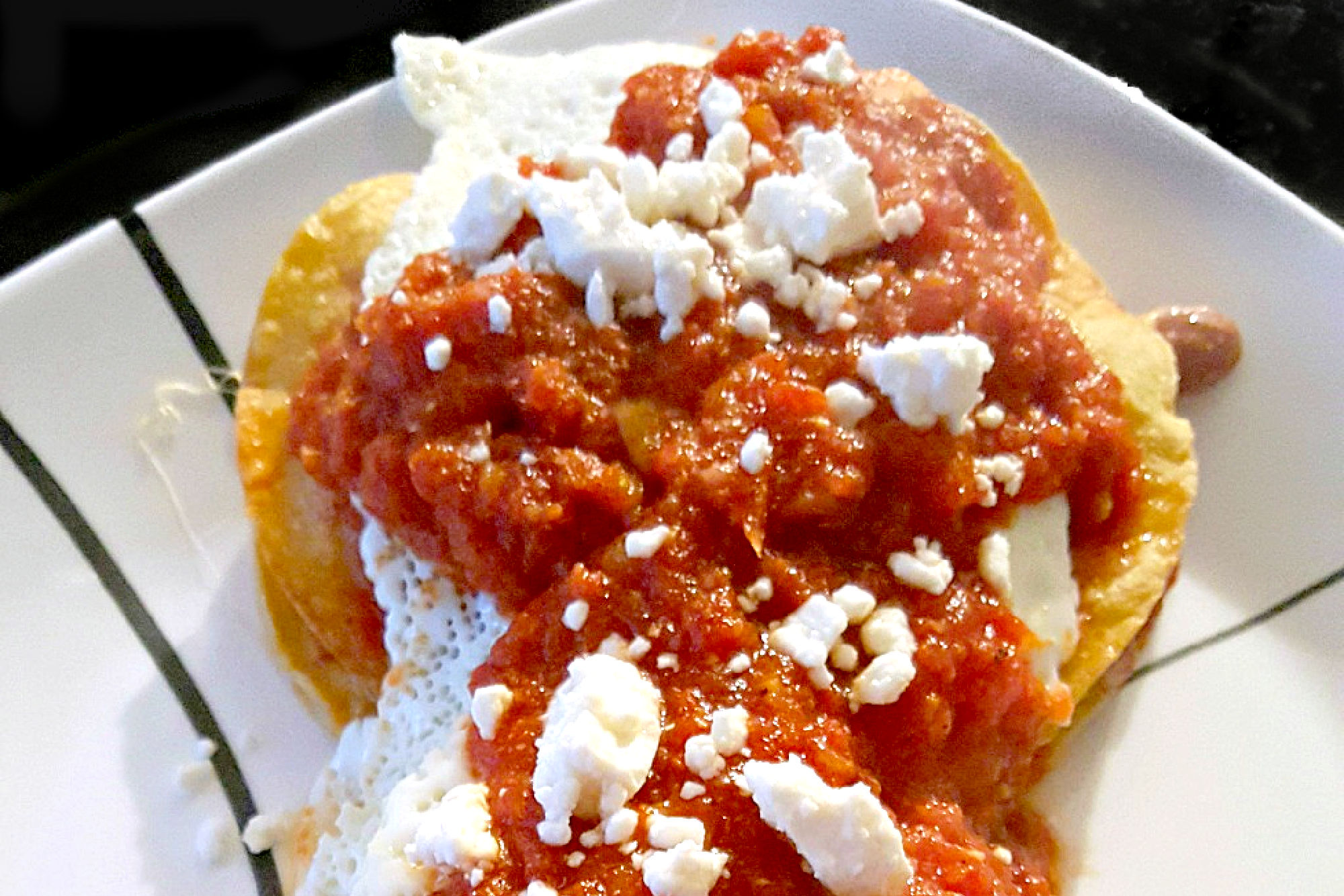 Spice up your breakfast with Huevos Rancheros Tostadas! A delicious twist on the classic breakfast dish that will make your taste buds dance. #HuevosRancherosTostadas #MexicanBreakfast #BrunchGoals #FoodieFiesta #SpicyStartToTheDay 🌶️🍳 #breakfast #foodie #recipe 🎉👨‍👩‍👧‍👦 #brunchgoals #tastydish #yum
